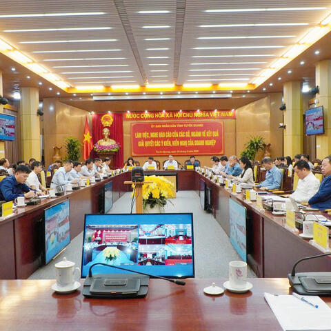 UBND tỉnh Tuyên Quang: Thành lập Tổ công tác để giải quyết các kiến nghị, tháo gỡ vướng mắc cho các doanh nghiệp