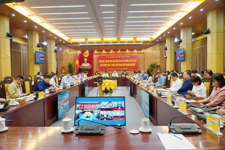 UBND tỉnh Tuyên Quang: Thành lập Tổ công tác để giải quyết các kiến nghị, tháo gỡ vướng mắc cho các doanh nghiệp