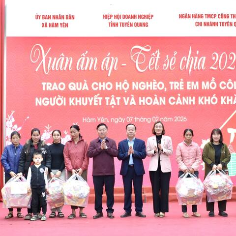 Doanh nhân Tuyên Quang: Tiếp nối hành trình nhân ái trước thềm Xuân Bính Ngọ