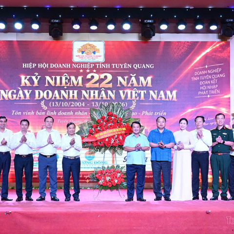 Hiệp hội Doanh nghiệp tỉnh Tuyên Quang: Chính thức trở thành Hội quần chúng được Đảng, Nhà nước giao nhiệm vụ