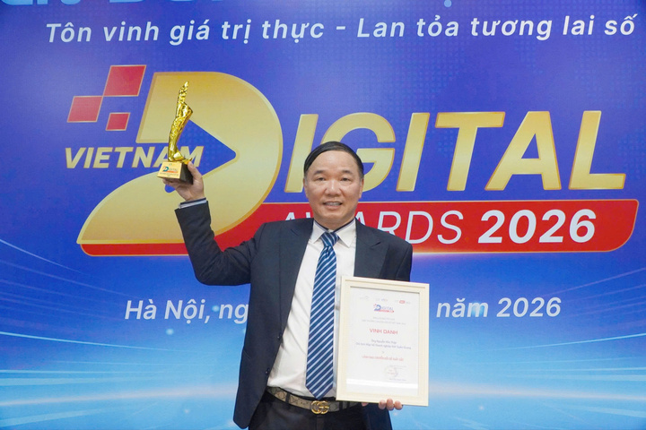 Chủ tịch HHDN tỉnh Tuyên Quang Nguyễn Hữu Thập: Cá nhân xuất sắc Giải thưởng Chuyển đổi số Việt Nam 2026